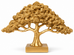 Premium Golden Tree of Life Decorative Showpiece