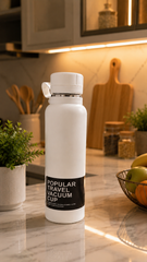 Travel vacuum bottle.