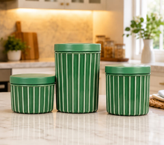 3 Piece plastic containers