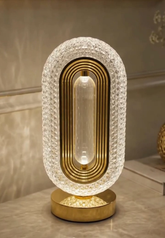 Sparkling Crystal-Patterned Shade