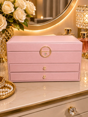 Large Leather Jewelry Box