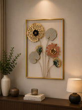 Luxury Metal Floral Wall Art Frame