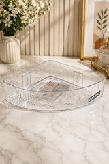 Clear Wall-Mount Organizer Tray