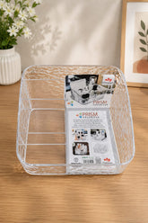 Transparent Prism Multi-Compartment Makeup
