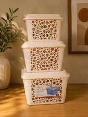Deluxe Storage Basket with Lid