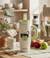 Apple Cat Insulated Tumbler