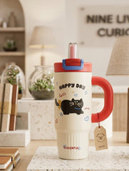 Happy Day Cat Insulated Tumbler