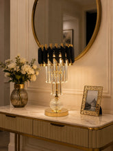 Luxury Gold & Crystal Decorative Touch Table Lamp