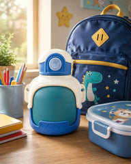 Cute Kids Robot Water Bottle