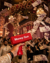 Red Electric Money Gun Cash Cannon
