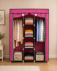 Large Multi-Section Fabric Wardrobe Organizer