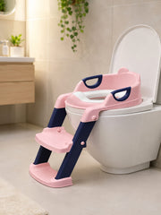 2-in-1 Toddler Toilet Training Seat with Step Stool Ladder
