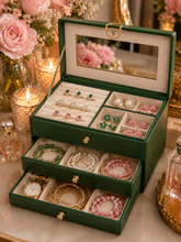 Large Leather Jewelry Box