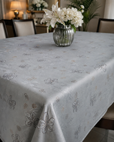 Elegant PVC Dining Table Cover – Waterproof & Easy Clean