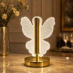 Elegant Golden Butterfly LED Table Lamp
