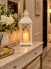 Decorative Metal Lantern Candle Holder – Elegant Home Décor