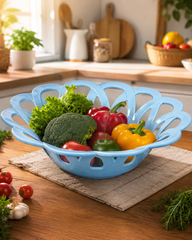 Plastic Fruit & Vegetable Basket – Multipurpose Kitchen Storage Basket