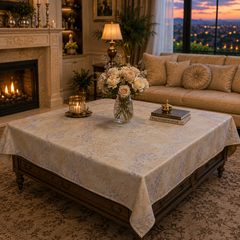 Elegant Waterproof Dining Table Cover