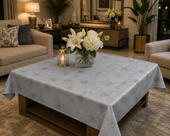 Elegant PVC Dining Table Cover – Waterproof & Easy Clean