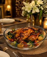 Roasted Chicken & Russian Salad Serving Bowl multipurpose bowl