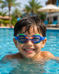 Kids Swimming Goggles – Comfortable Anti-Fog Swimming Glasses for Children