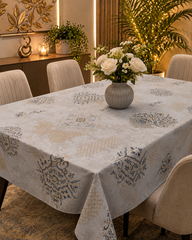 Elegant Printed Dining Table Cover – Premium pvc table vover