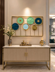 Luxury Geometric Metal Wall Art