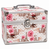Floral Wooden Jewellery Box with Multiple Compartments