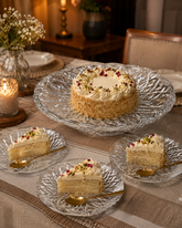 Elegant Glass Serving Platter set