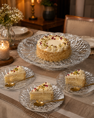 Elegant Glass Serving Platter set