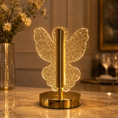 Elegant Golden Butterfly LED Table Lamp