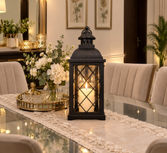 Decorative Metal Lantern Candle Holder – Elegant Home Décor