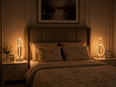 Golden Metal Lamp