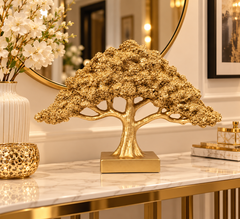 Premium Golden Tree of Life Decorative Showpiece