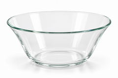 Premium Clear Glass Salad Bowl and serving bowl set of 2