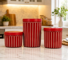 3 Piece plastic containers