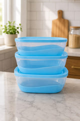 3-Piece Airtight Food Storage Container Set