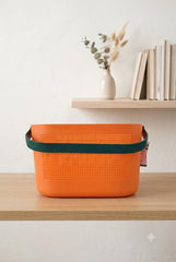 Portable Multi-Purpose Storage Basket with Handle