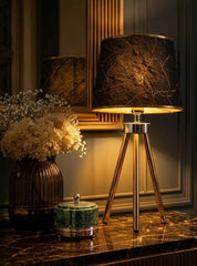 Table Lamp with Fabric Shade
