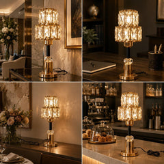 Luxury Crystal Table Lamp