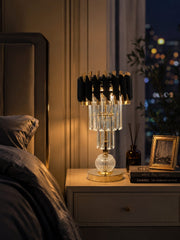 Luxury Gold & Crystal Decorative Touch Table Lamp