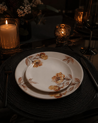 Floral Melamine Rice Plate 6 plates set