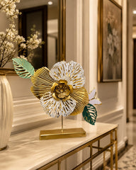 Decorative Metal Flower Tabletop Ornament