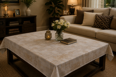 Elegant Floral Table Cover – Premium Dining Table Cloth