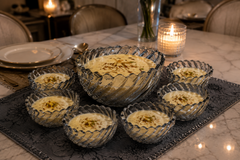 Elegant Glass Serving Bowl Set – 7 Pieces