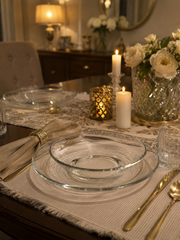 Glass  Dinner Plates set of 6