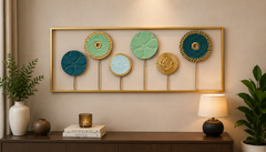 Luxury Geometric Metal Wall Art