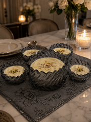 Elegant Glass Serving Bowl Set – 7 Pieces