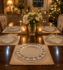 Elegant Glass Dinner Plate Set – Premium Tableware