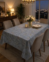 Elegant Grey Dining Table Cover